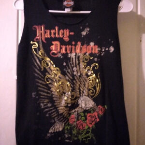 Harley-Davidson vintage tank top-medium EUC